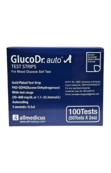 Gluco Dr. AUTO Test Strips-100 strips (2x50Pack) Model : AGM 4000