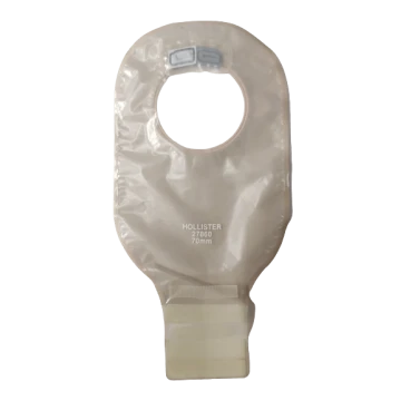 Hollister 27860 (70mm) Conform 2 Drainable Transparent Pouch, Lock ‘n Roll with Filter