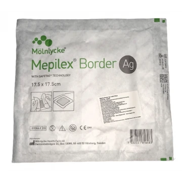 Mepilex Border Ag Dressing (17.5cm x 17.5cm) Mepilex Border Ag Dressing (17.5cm x 17.5cm)