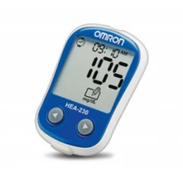Omron Gulcometer For Sugar Testing HEA-230 With 10 Test Strips