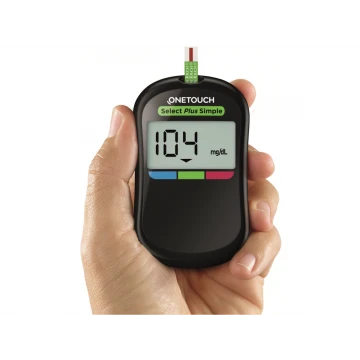OneTouch Select Plus Simple Glucometer with 10 Free Strips 