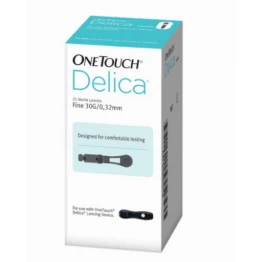 OneTouch Delica Lancets Fine 30G - 25 Lancets Box