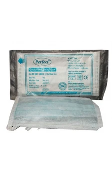 Perfect Disposable Face Mask Tie 3 Ply (Single Pack)  - 50 Pieces Box
