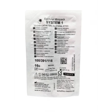 Portex Epidural Minipack System 1 - 16G