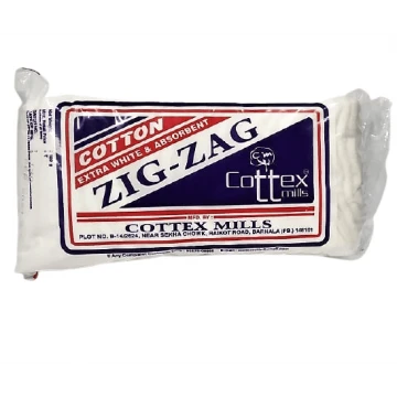 Cottex Mills Extra White & Absorbent Zig-Zag Cotton (100gm)