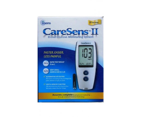 CaresensII Blood Glucose Monitor (Without Strips) Buy Online at best