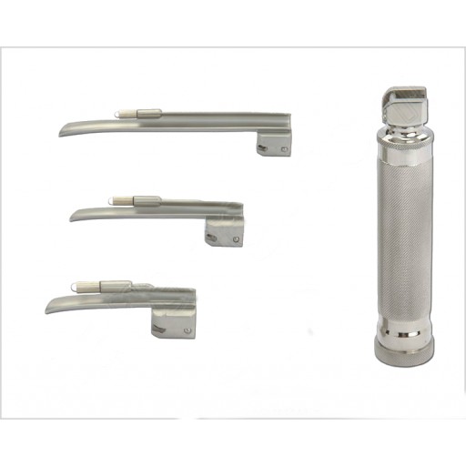 Laryngoscope Set Pediatric With 3 Blades & Carry Pouch Buy Online